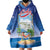 Cuba Wearable Blanket Hoodie Funny Macaw Decorative Map