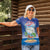 Cuba Women Polo Shirt Funny Macaw Decorative Map