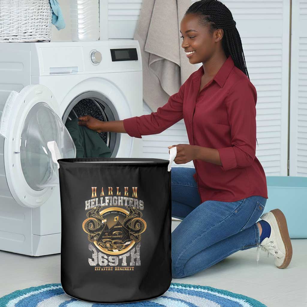 Never Forget Harlem Hellfighters Laundry Basket Strength Courage And Glory