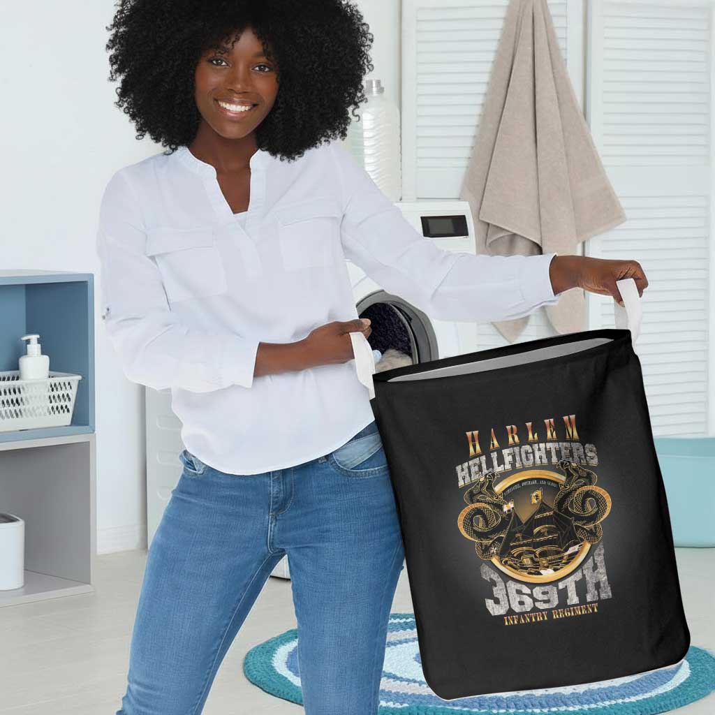 Never Forget Harlem Hellfighters Laundry Basket Strength Courage And Glory