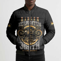 Never Forget Harlem Hellfighters Bomber Puffer Jacket Strength Courage And Glory