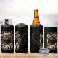 Never Forget Harlem Hellfighters 4 in 1 Can Cooler Tumbler Strength Courage And Glory