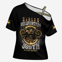 Never Forget Harlem Hellfighters Cross Shoulder Shirt Strength Courage And Glory