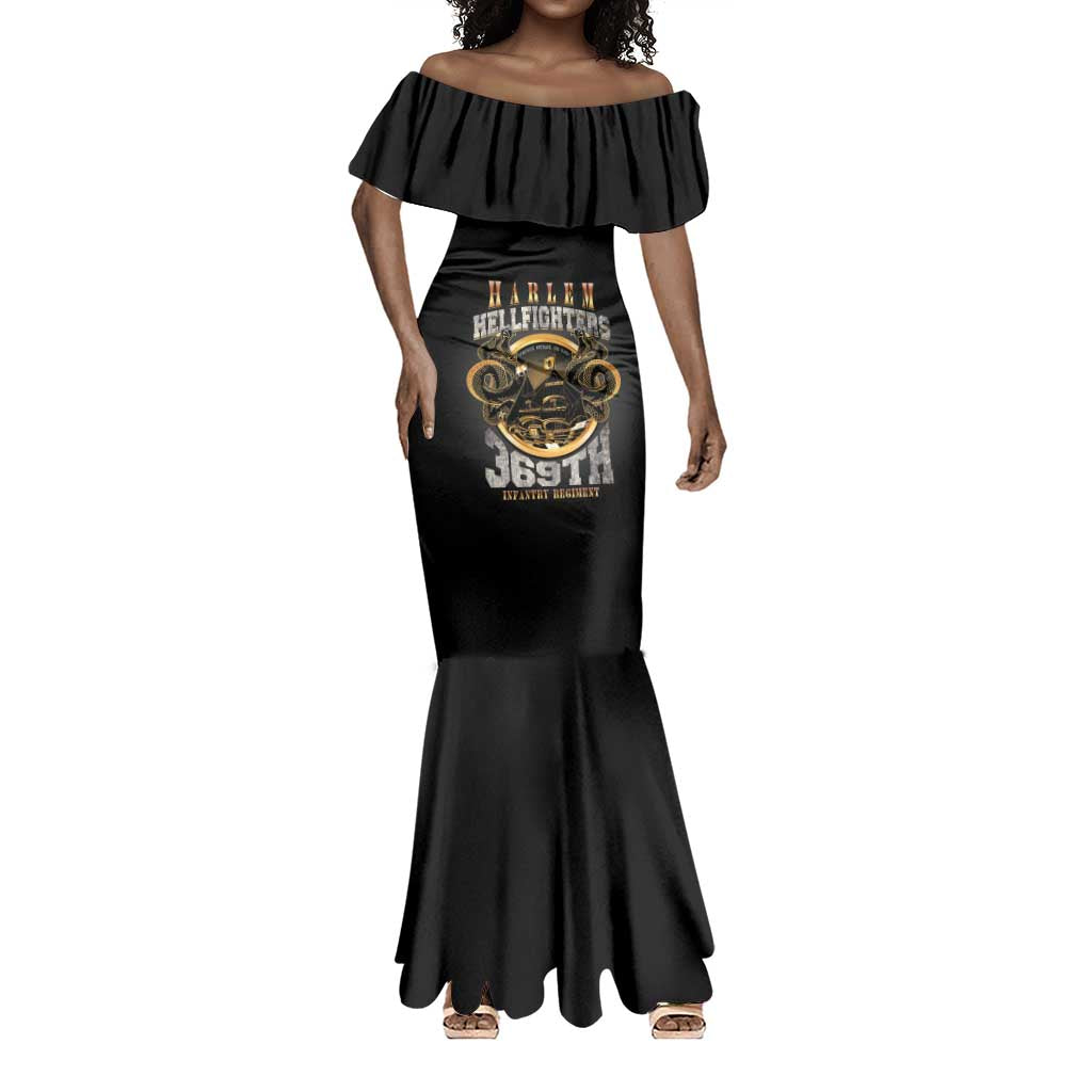 Never Forget Harlem Hellfighters Mermaid Dress Strength Courage And Glory