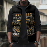 Never Forget Harlem Hellfighters Sleeveless Puffer Jacket Strength Courage And Glory