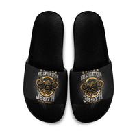 Never Forget Harlem Hellfighters Slide Sandals Strength Courage And Glory