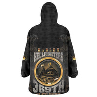 Never Forget Harlem Hellfighters Wearable Blanket Hoodie Strength Courage And Glory