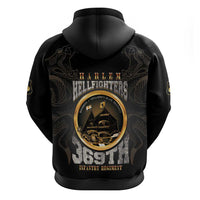 Never Forget Harlem Hellfighters Zip Hoodie Strength Courage And Glory