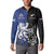New Zealand And Scotland Rugby Custom Button Sweatshirt Maori Tiki With Thistle Together