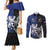 New Zealand And Scotland Rugby Custom Couples Matching Mermaid Dress and Long Sleeve Button Shirt Maori Tiki With Thistle Together