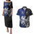 New Zealand And Scotland Rugby Custom Couples Matching Puletasi and Hawaiian Shirt Maori Tiki With Thistle Together
