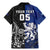 New Zealand And Scotland Rugby Custom Family Matching Mermaid Dress and Hawaiian Shirt Maori Tiki With Thistle Together