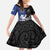 New Zealand And Scotland Rugby Custom Family Matching Off The Shoulder Long Sleeve Dress and Hawaiian Shirt Maori Tiki With Thistle Together