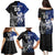 New Zealand And Scotland Rugby Custom Family Matching Puletasi and Hawaiian Shirt Maori Tiki With Thistle Together