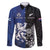 New Zealand And Scotland Rugby Custom Family Matching Summer Maxi Dress and Hawaiian Shirt Maori Tiki With Thistle Together