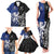 New Zealand And Scotland Rugby Custom Family Matching Tank Maxi Dress and Hawaiian Shirt Maori Tiki With Thistle Together