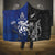 New Zealand And Scotland Rugby Hooded Blanket Maori Tiki With Thistle Together