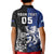 New Zealand And Scotland Rugby Custom Kid Polo Shirt Maori Tiki With Thistle Together