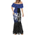 New Zealand And Scotland Rugby Custom Mermaid Dress Maori Tiki With Thistle Together