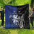 New Zealand And Scotland Rugby Quilt Maori Tiki With Thistle Together