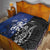 New Zealand And Scotland Rugby Quilt Maori Tiki With Thistle Together