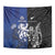 New Zealand And Scotland Rugby Tapestry Maori Tiki With Thistle Together
