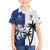 Fiji And Scotland Rugby Custom Family Matching Off Shoulder Short Dress and Hawaiian Shirt Fijian Palm Tree With Thistle Together