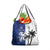 Fiji And Scotland Rugby Grocery Bag Fijian Palm Tree With Thistle Together