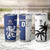 Fiji And Scotland Rugby Custom Tumbler Cup Fijian Palm Tree With Thistle Together