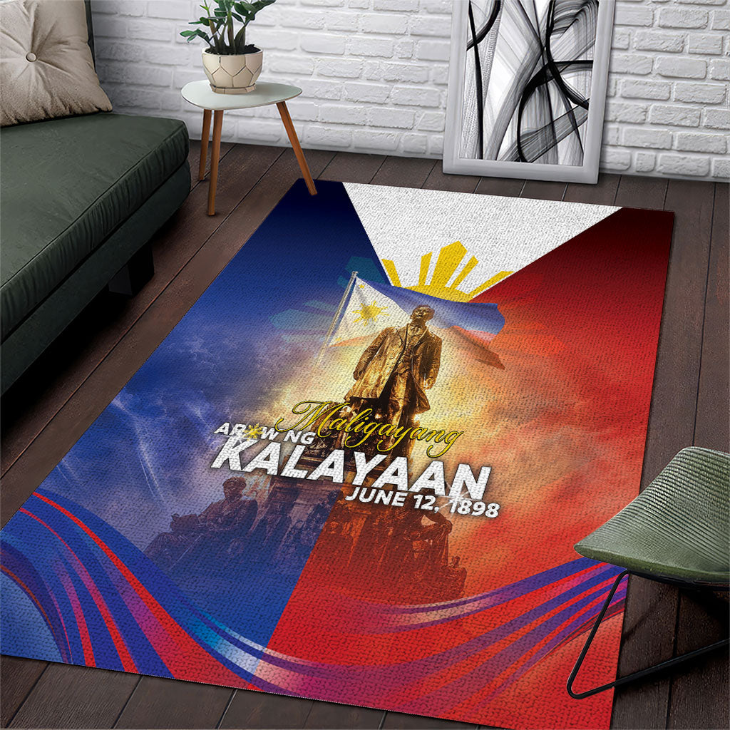 Philippines Area Rug Maligayang Araw Ng Kalayaan