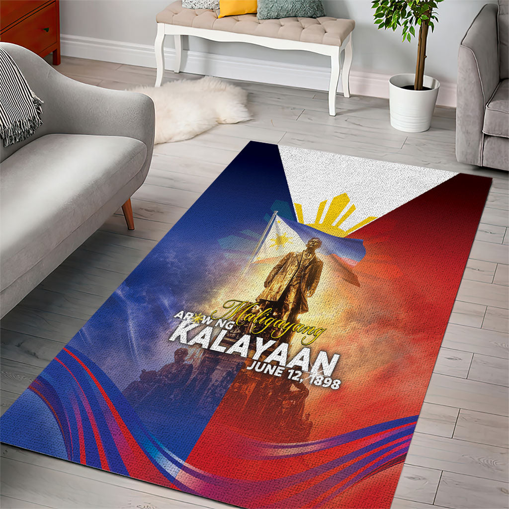 Philippines Area Rug Maligayang Araw Ng Kalayaan