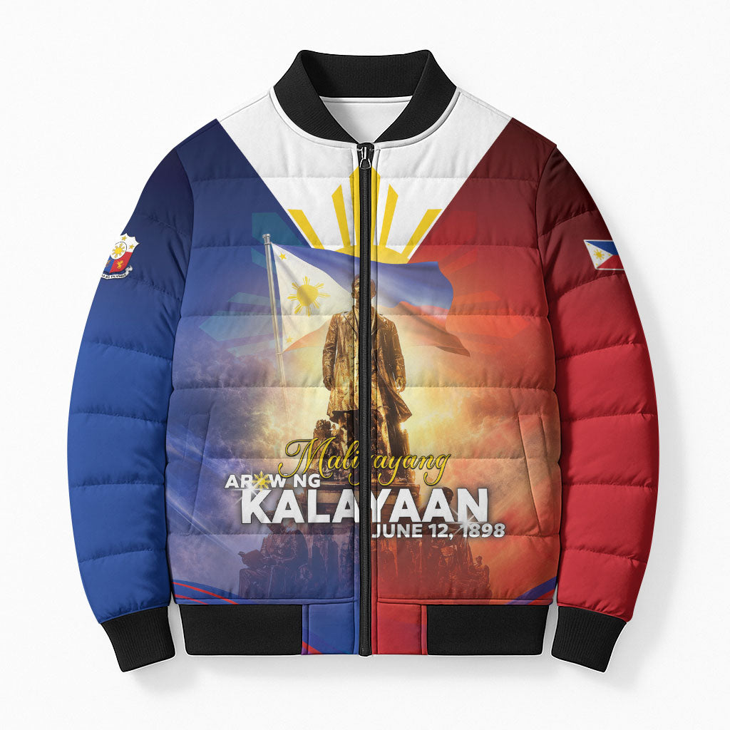 Philippines Bomber Puffer Jacket Maligayang Araw Ng Kalayaan