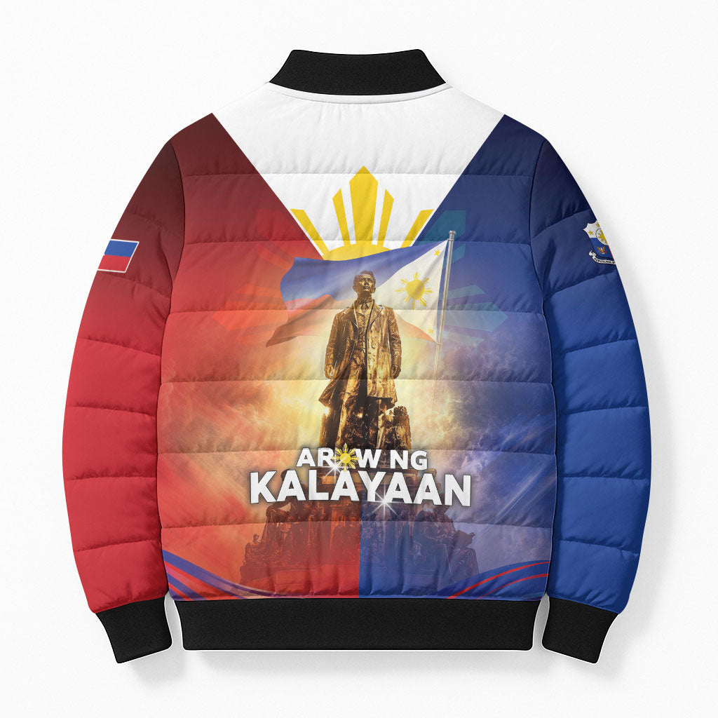 Philippines Bomber Puffer Jacket Maligayang Araw Ng Kalayaan