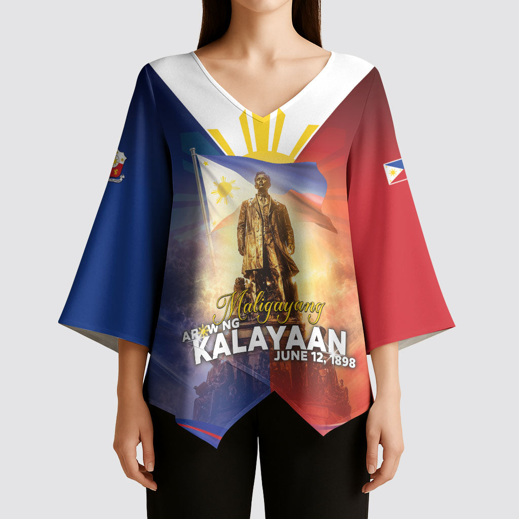 Philippines Kimono Sleeve Blouse Maligayang Araw Ng Kalayaan