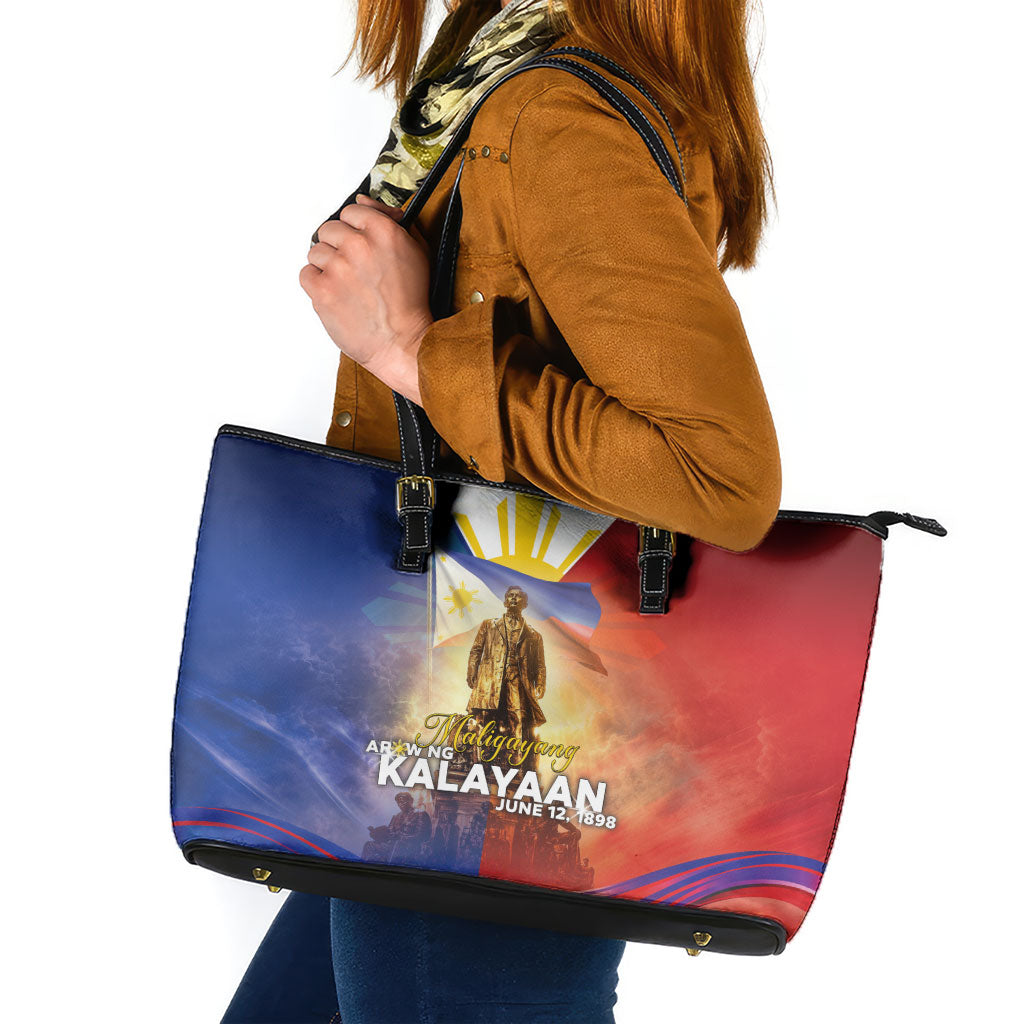Philippines Leather Tote Bag Maligayang Araw Ng Kalayaan