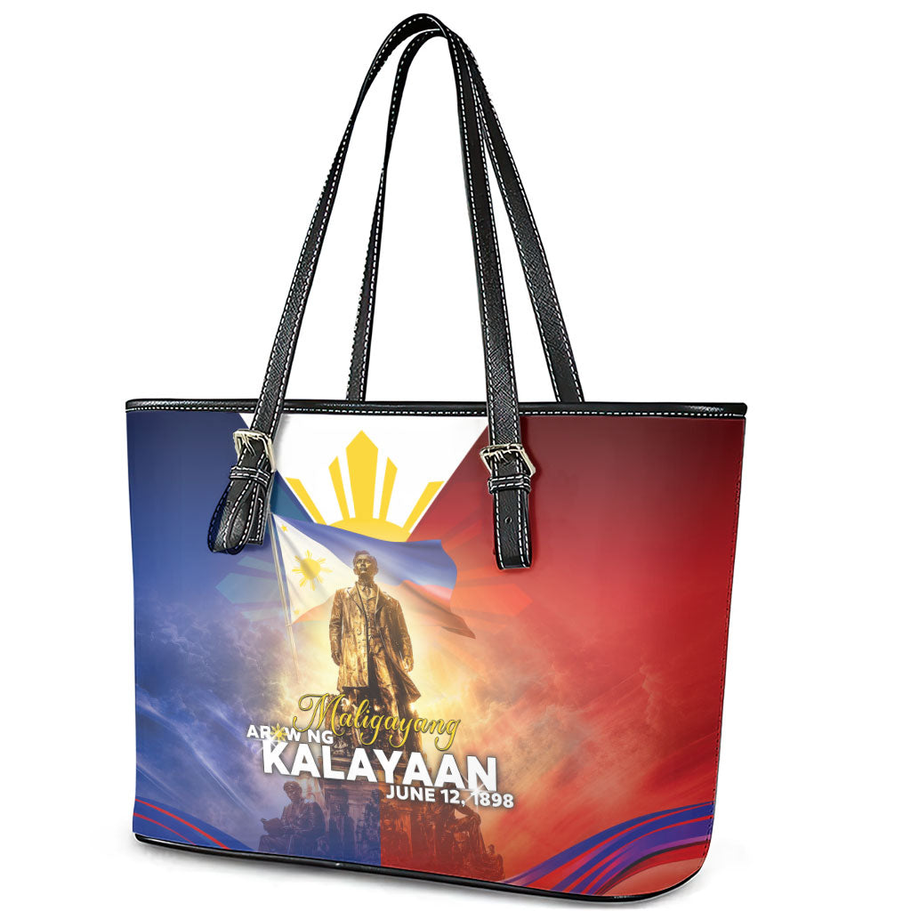Philippines Leather Tote Bag Maligayang Araw Ng Kalayaan
