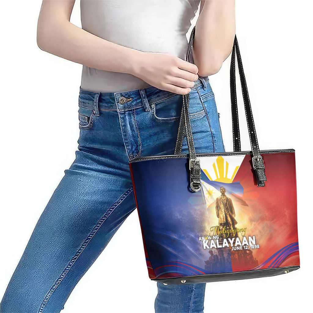 Philippines Leather Tote Bag Maligayang Araw Ng Kalayaan