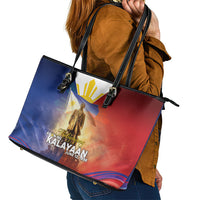Philippines Leather Tote Bag Maligayang Araw Ng Kalayaan