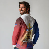Philippines Long Sleeve Polo Shirt Maligayang Araw Ng Kalayaan