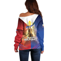 Philippines Off Shoulder Sweater Maligayang Araw Ng Kalayaan