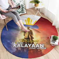 Philippines Round Carpet Maligayang Araw Ng Kalayaan