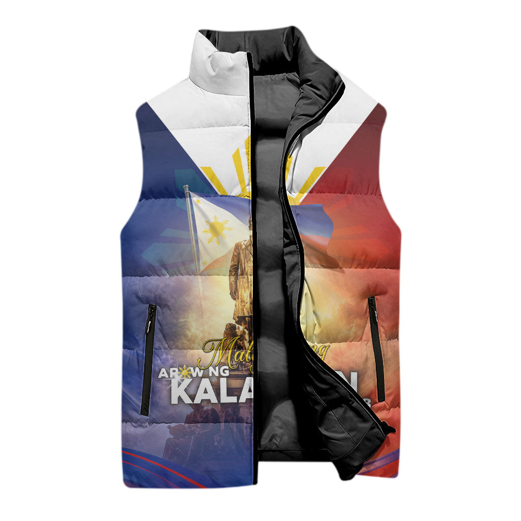 Philippines Sleeveless Puffer Jacket Maligayang Araw Ng Kalayaan