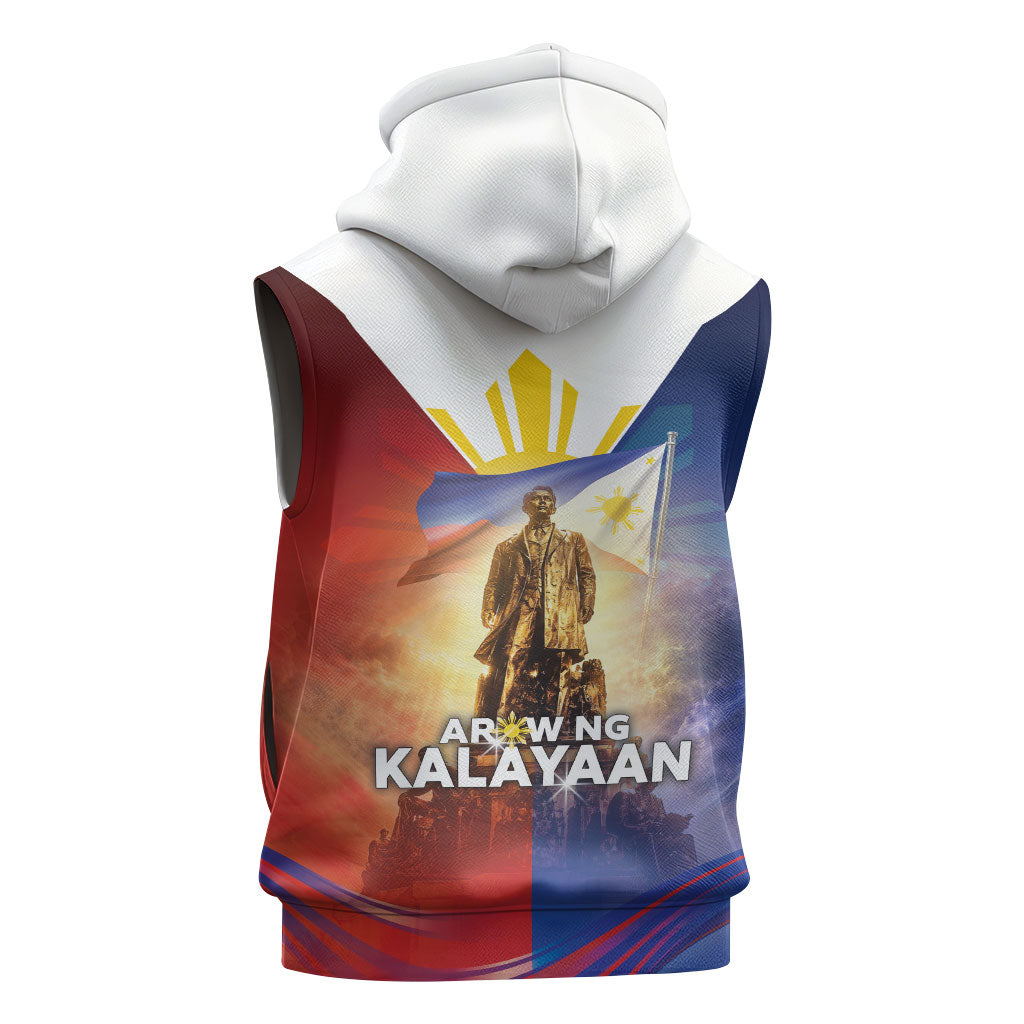Philippines Sleeveless Zip Hoodie Maligayang Araw Ng Kalayaan