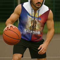 Philippines Sleeveless Zip Hoodie Maligayang Araw Ng Kalayaan