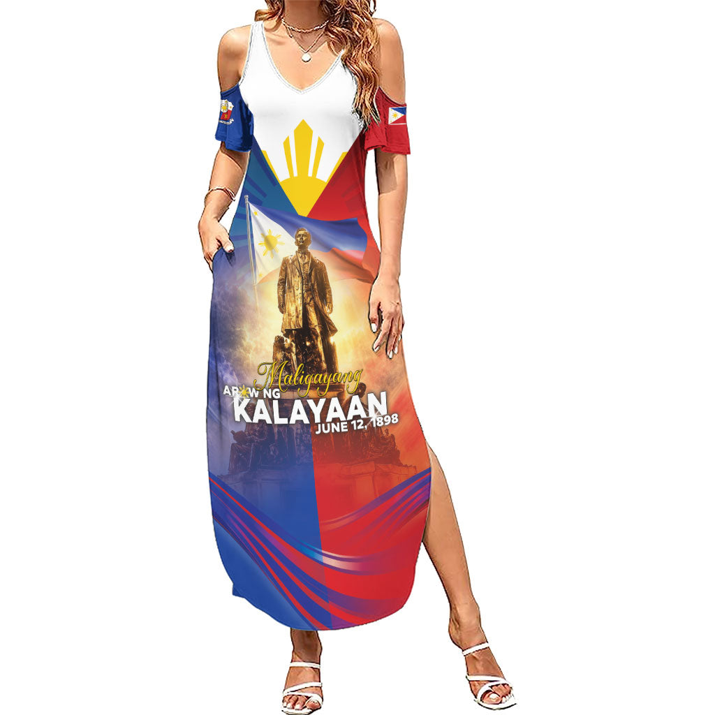 Philippines Summer Maxi Dress Maligayang Araw Ng Kalayaan