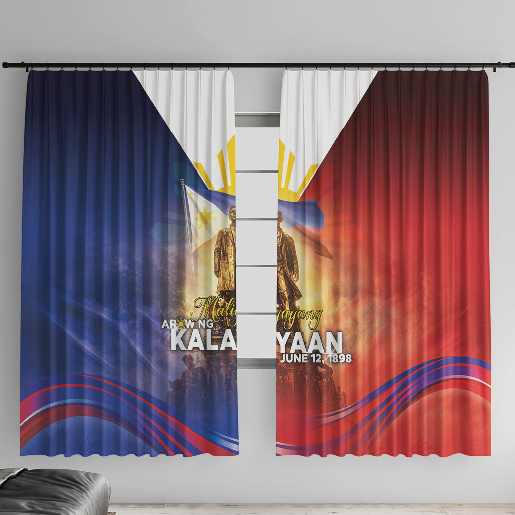 Philippines Window Curtain Maligayang Araw Ng Kalayaan