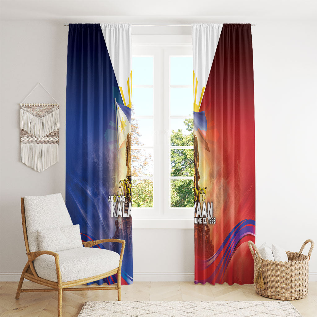 Philippines Window Curtain Maligayang Araw Ng Kalayaan