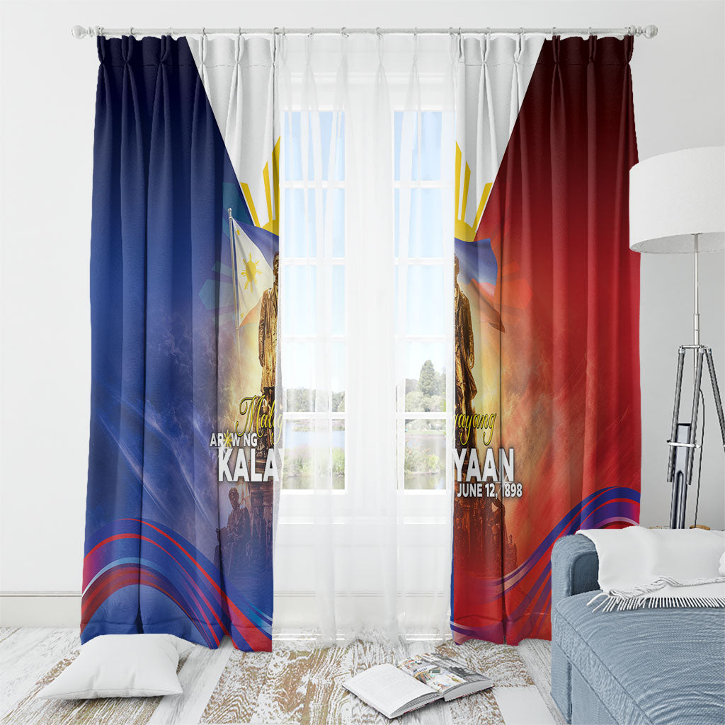 Philippines Window Curtain Maligayang Araw Ng Kalayaan