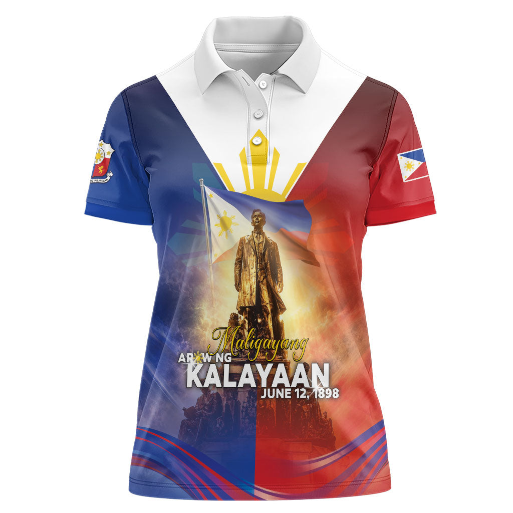 Philippines Women Polo Shirt Maligayang Araw Ng Kalayaan