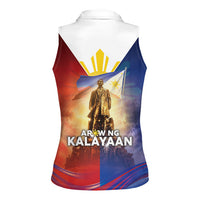Philippines Women Sleeveless Polo Shirt Maligayang Araw Ng Kalayaan